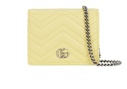 Gucci GG Marmont Card Case WOC, front view